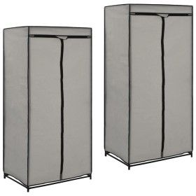 Wardrobes 2 units gray 75x50x160 cm by vidaXL, Wardrobes - Ref: Foro24-282444, Price: 42,53 €, Discount: %