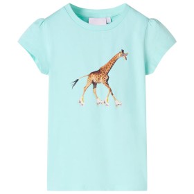 Light aquamarine children's t-shirt size 92 by , Kids T-shirts - Ref: Foro24-10564, Price: 9,99 €, Discount: %