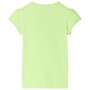 Camiseta infantil amarillo neón 128 de , Camisetas para niños - Ref: Foro24-10712, Precio: 8,22 €, Descuento: %