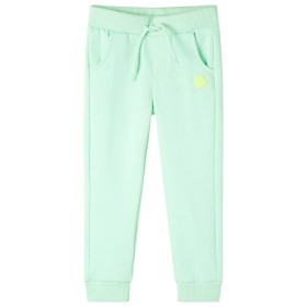 Pantalones de chándal infantiles verde brillante 128 de , Pantalones de niños - Ref: Foro24-11922, Precio: 11,99 €, Descuento: %