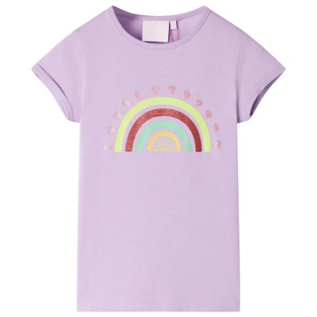 Camiseta infantil lila 140 de , Camisetas para niños - Ref: Foro24-10733, Precio: 9,99 €, Descuento: %