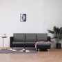 3-Sitzer-Sofa mit schwarzen Kunstlederkissen von vidaXL, Sofas - Ref: Foro24-282204, Preis: 376,92 €, Rabatt: %