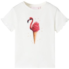 Child's t-shirt in off-white color, size 104. by , Kids T-shirts - Ref: Foro24-10800, Price: 9,99 €, Discount: %