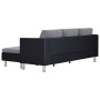 3-seater sofa with black synthetic leather cushions by vidaXL, Sofas - Ref: Foro24-282204, Price: 376,92 €, Discount: %