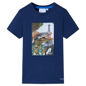 Camiseta infantil azul oscuro 92 de , Camisetas para niños - Ref: Foro24-11754, Precio: 9,99 €, Descuento: %