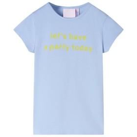 Light blue children's t-shirt size 92 by , Kids T-shirts - Ref: Foro24-11084, Price: 8,99 €, Discount: %