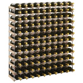 Wine rack for 120 bottles made of solid pine wood by vidaXL, Wine racks - Ref: Foro24-282472, Price: 174,58 €, Discount: %