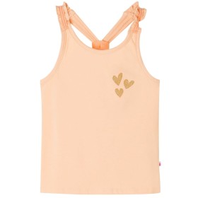 Camiseta de tirantes infantil naranja claro 140 de , Camisetas para niños - Ref: Foro24-10518, Precio: 9,99 €, Descuento: %