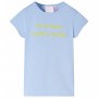 Hellblaues Kinder-T-Shirt 116 von , Kinder-T-Shirts - Ref: Foro24-11086, Preis: 7,99 €, Rabatt: %