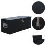 Black aluminum box 1085x370x400 mm by vidaXL, Toolboxes - Ref: Foro24-144846, Price: 385,99 €, Discount: %