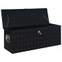 Black aluminum box 1085x370x400 mm by vidaXL, Toolboxes - Ref: Foro24-144846, Price: 385,99 €, Discount: %