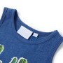 Dunkelblaues meliertes 116 Kinder-Tanktop von , Kinder-T-Shirts - Ref: Foro24-12491, Preis: 7,56 €, Rabatt: %