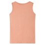 Camiseta de tirantes infantil naranja claro 128 de , Camisetas para niños - Ref: Foro24-12502, Precio: 7,99 €, Descuento: %