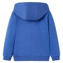 Child's hooded sweatshirt with blue mélange zipper 128 by , Kids T-shirts - Ref: Foro24-11892, Price: 19,74 €, Discount: %