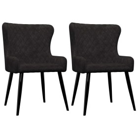 Dining chairs 2 units black velvet by vidaXL, dining chairs - Ref: Foro24-282528, Price: 197,99 €, Discount: %