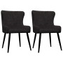 Sillas de comedor 2 unidades terciopelo negro de vidaXL, Sillas de comedor - Ref: Foro24-282528, Precio: 197,91 €, Descuento: %