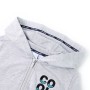 Sudadera infantil con capucha y cremallera gris 128 de , Camisetas para niños - Ref: Foro24-12362, Precio: 17,05 €, Descuento: %