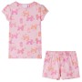 Pijama infantil de manga corta rosa claro 104 de , Pijamas de niños - Ref: Foro24-10440, Precio: 11,29 €, Descuento: %