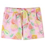 Pantalón corto infantil con cordón rosa suave 116 de , Pantalones de niños - Ref: Foro24-10951, Precio: 10,18 €, Descuento: %