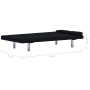 Sofá cama con dos almohadas de poliéster negro de vidaXL, Sofás - Ref: Foro24-282189, Precio: 205,43 €, Descuento: %