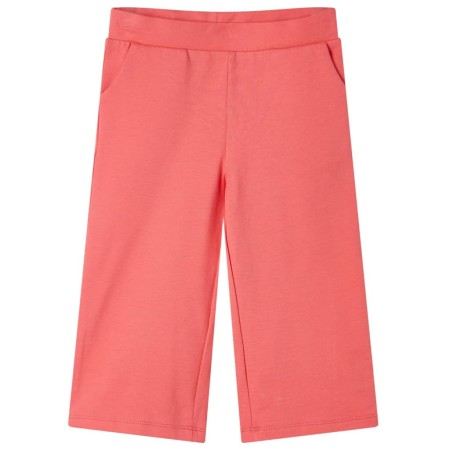 Pantalón infantil con perneras anchas coral 92 de , Pantalones de niños - Ref: Foro24-11044, Precio: 10,38 €, Descuento: %