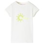 Child's t-shirt in off-white color, size 140. by , Kids T-shirts - Ref: Foro24-11183, Price: 9,12 €, Discount: %