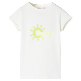 Child's t-shirt in off-white color, size 116. by , Kids T-shirts - Ref: Foro24-11181, Price: 9,99 €, Discount: %