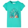 Camiseta infantil verde menta 140 de , Camisetas para niños - Ref: Foro24-11368, Precio: 9,81 €, Descuento: %