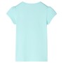 Camiseta infantil aguamarina claro 128 de , Camisetas para niños - Ref: Foro24-11337, Precio: 9,99 €, Descuento: %