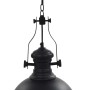 Schwarze runde Deckenleuchte E27 von vidaXL, Lampen - Ref: Foro24-281624, Preis: 64,96 €, Rabatt: %