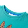 Kurzarm-Kinder-T-Shirt dunkel mintgrün 140 von , Kinder-T-Shirts - Ref: Foro24-11873, Preis: 9,35 €, Rabatt: %