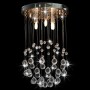 Ceiling lamp with spherical silver crystals 3 G9 bulbs by vidaXL, Lamps - Ref: Foro24-281575, Price: 53,70 €, Discount: %