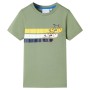 Helles Khaki Kurzarm-T-Shirt für Kinder 128 von , Kinder-T-Shirts - Ref: Foro24-12177, Preis: 9,35 €, Rabatt: %