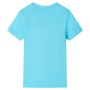 Short-sleeved aquamarine children's t-shirt size 128 by , Kids T-shirts - Ref: Foro24-12182, Price: 7,95 €, Discount: %