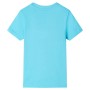 Kurzärmeliges Kinder-T-Shirt Aquamarin Farbe 104 von , Kinder-T-Shirts - Ref: Foro24-12180, Preis: 9,35 €, Rabatt: %