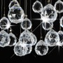 Ceiling lamp with spherical silver crystals 3 G9 bulbs by vidaXL, Lamps - Ref: Foro24-281575, Price: 53,70 €, Discount: %