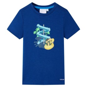 Camiseta infantil azul oscuro 116 de , Camisetas para niños - Ref: Foro24-12466, Precio: 7,99 €, Descuento: %