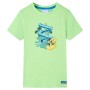 Camiseta infantil verde neón 128 de , Camisetas para niños - Ref: Foro24-12472, Precio: 7,76 €, Descuento: %