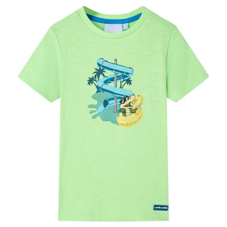 Neongrünes Kinder-T-Shirt 128 von , Kinder-T-Shirts - Ref: Foro24-12472, Preis: 7,99 €, Rabatt: %