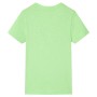 Camiseta infantil verde neón 128 de , Camisetas para niños - Ref: Foro24-12472, Precio: 7,76 €, Descuento: %