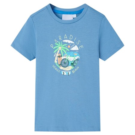 Medium blue children's t-shirt size 104 by , Kids T-shirts - Ref: Foro24-12575, Price: 9,12 €, Discount: %