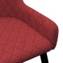 Dining chairs 2 units burgundy fabric by vidaXL, dining chairs - Ref: Foro24-282523, Price: 104,76 €, Discount: %