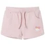 Kindershorts mit Kordelzug hellrosa meliert 92 von , Kinderhosen - Ref: Foro24-10964, Preis: 10,50 €, Rabatt: %