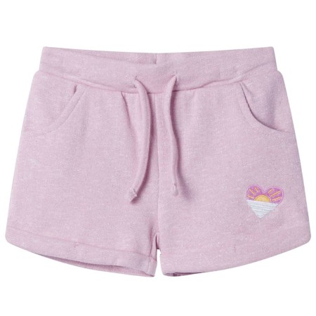 Pantalones cortos infantiles con cordón color lila mixto 104 de , Pantalones de niños - Ref: Foro24-10970, Precio: 10,26 €, D...