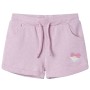 Pantalones cortos infantiles con cordón color lila mixto 104 de , Pantalones de niños - Ref: Foro24-10970, Precio: 10,26 €, D...