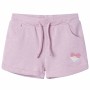 Pantalones cortos infantiles con cordón color lila mixto 128 de , Pantalones de niños - Ref: Foro24-10972, Precio: 12,06 €, D...