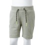 Pantalones cortos infantiles con cordón caqui claro mélange 104 de , Pantalones de niños - Ref: Foro24-11700, Precio: 10,68 €...