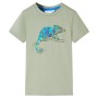 Camiseta infantil de manga corta caqui claro 128 de , Camisetas para niños - Ref: Foro24-12007, Precio: 9,27 €, Descuento: %