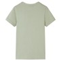 Light khaki short-sleeved children's t-shirt size 128 by , Kids T-shirts - Ref: Foro24-12007, Price: 9,27 €, Discount: %