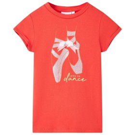 Camiseta infantil color rojo 128 de , Camisetas para niños - Ref: Foro24-11342, Precio: 9,99 €, Descuento: %